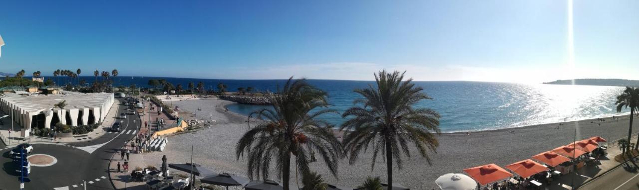 Villa Azzurra Menton Apt Luxe, Front Mer, 4Th Floor Of 5, Wifi, Tvsat, Climate Exterior foto